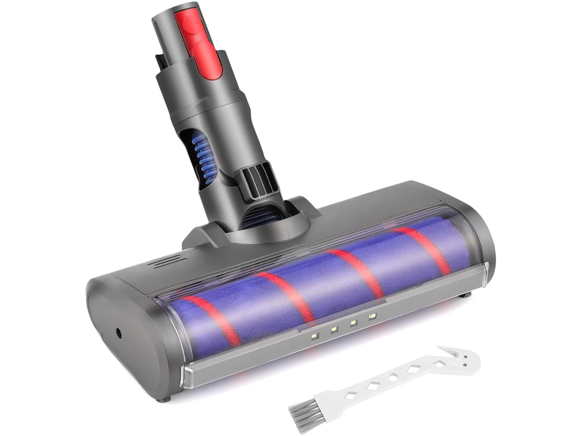 Cabezal limpiador de rodillo suave de liberación rápida para aspiradora tipo palo inalámbrico Dyson V7 V8 V10/Sv12 V11, 966489-04
