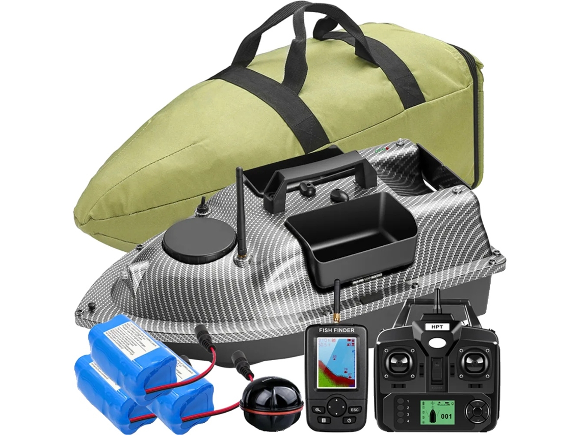 Barco de cebo con GPS, control remoto, sensor de sonar, juego de 2 barcos con GPS OEM