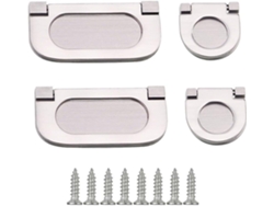 4 Manejos Invisibles De Zinc Alloy Para Cajones, Puertas De Cocina Y Armarios, 35/75mm, Modernos Y Espacio Ahorro