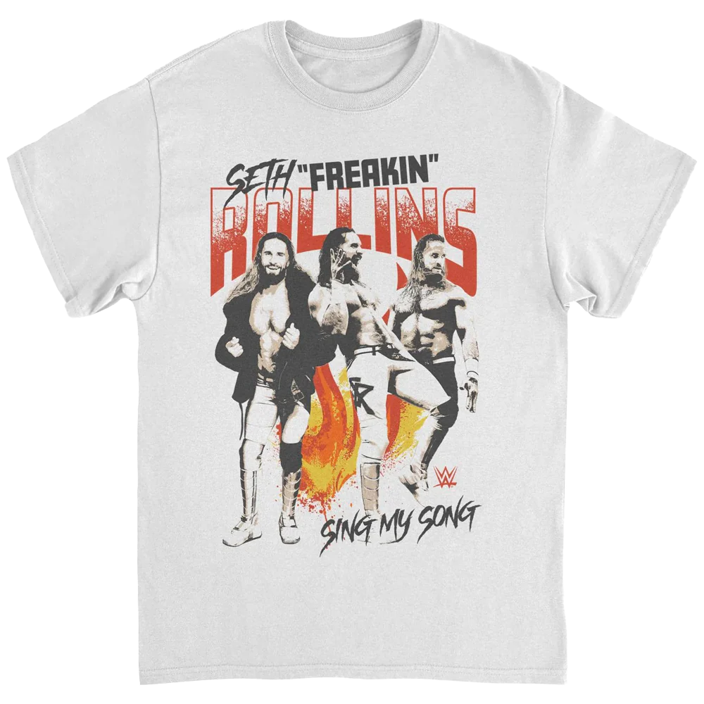 Wwe Seth Rollins Burn It Down T-shirt Unisex Rockinstone Size:xxxl