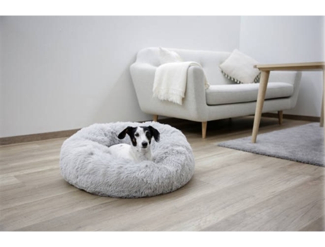Cama Acogedor Fluffy KERBL (Gris Claro - Diámetro: 060 cm)