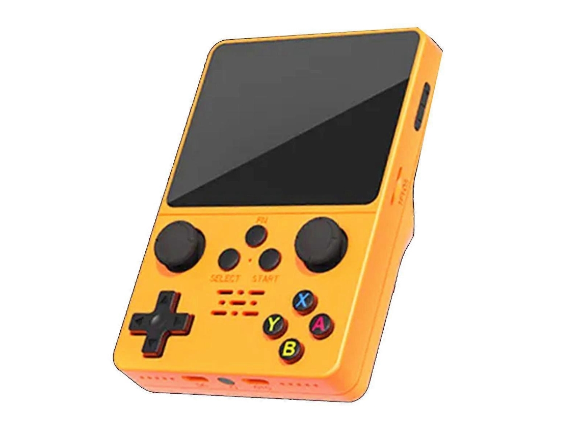 Consola De Videojuegos Portátil Retro Sistema Linux Pantalla Ips De 3,5 Pulgadas Reproductor De Video De Bolsillo Portátil 128