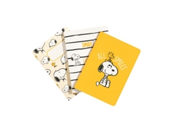 Conjunto 3 Cuadernos A6 Snoopy Lazy Days Pca6010