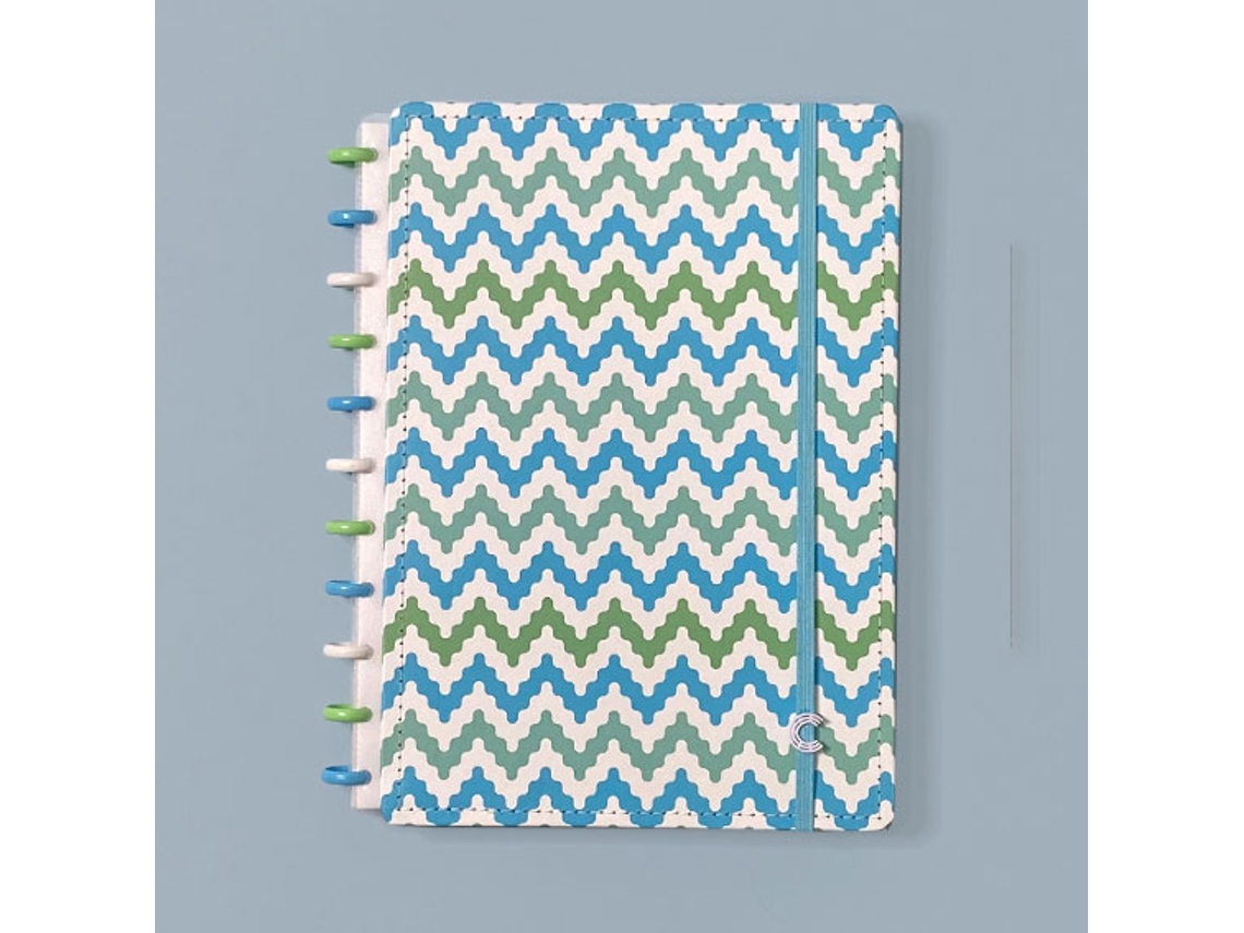 Cuaderno inteligente Cigd4072 con ondas grandes y rayas (215 x 280 mm)