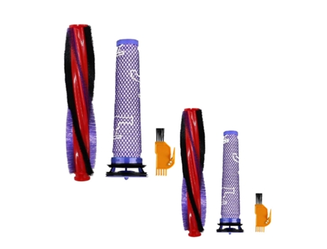 Kit de limpieza de filtro de cepillo giratorio adecuado para aspiradora Dyson V6 DC59 DC62 SV03