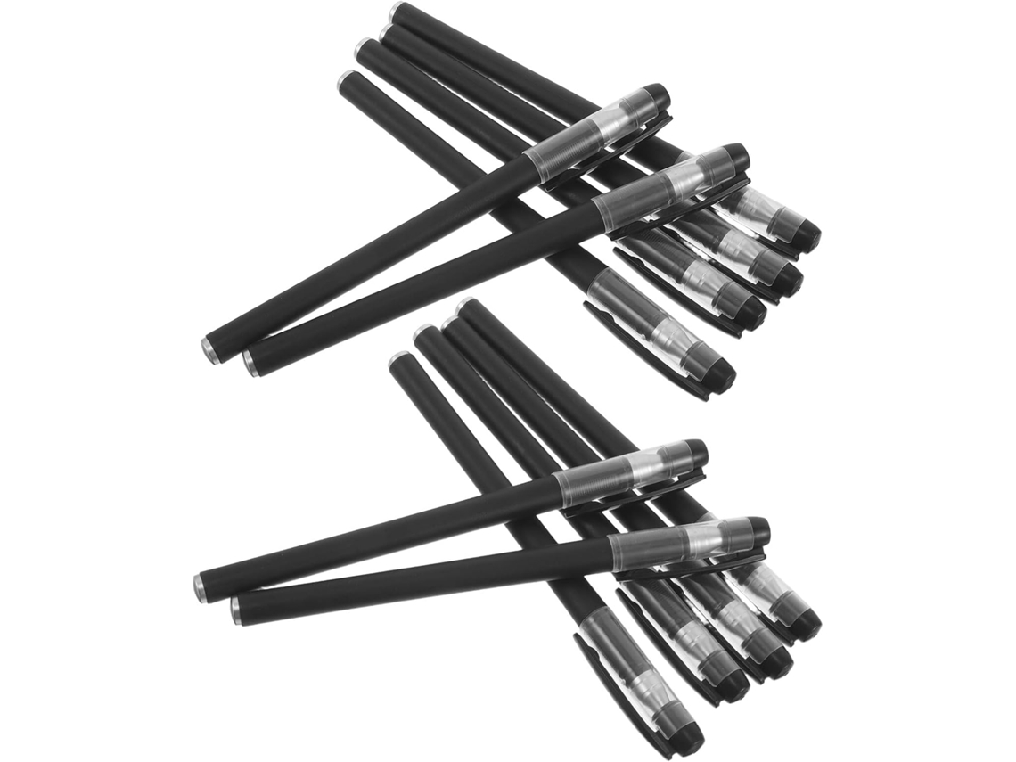 Estuche Para Bolígrafos De Plástico Negro, Paquete De 100 Unidades, Compatible Con Recambios De 13 Cm Y 0,5/0.