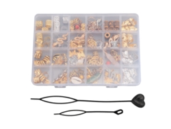189 piezas de cuentas y bisutería para trenzas y rastas