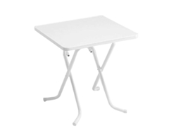 Mesa plegable r22b 70x70 cm blanca