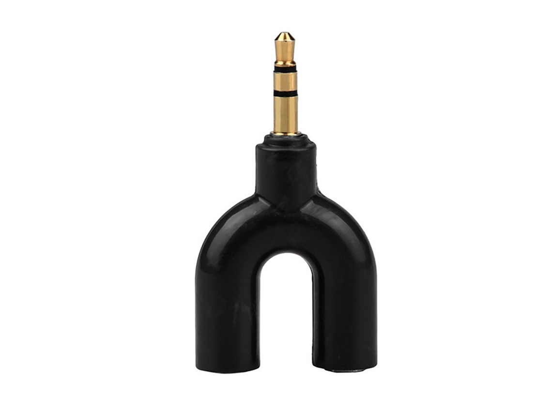 Adaptador de audio, cable divisor de 1 a 2, dispositivo para compartir audio entre parejas.