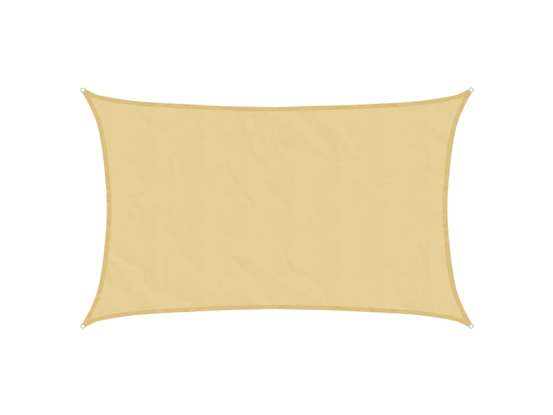 Toldo De Vela VIDAXL Amarillo (8x5 m)