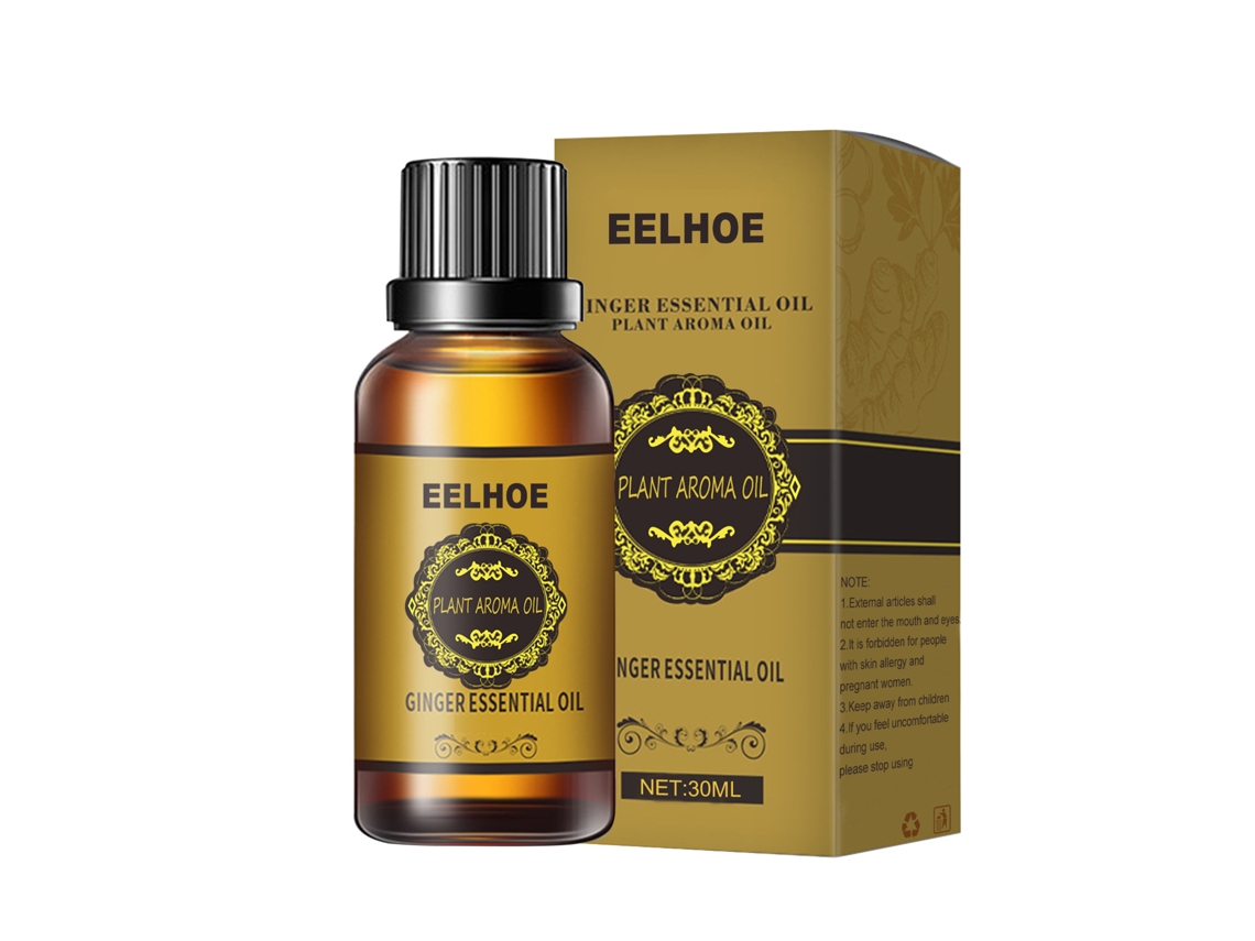Aceite esencial de jengibre Eelhoe 30ml Reafirmante