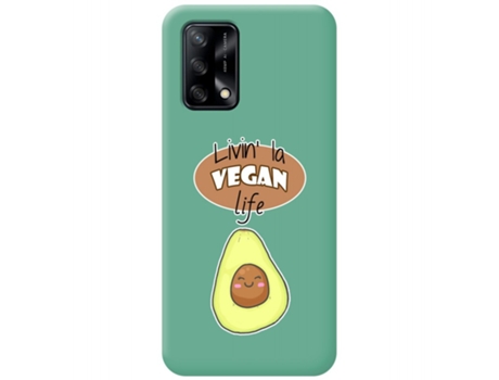 Carcasa Oppo A74 4G TUMUNDOSMARTPHONE Silicona Líquida Dibujos Verde