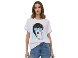 LIU.JO Camiseta de camiseta de camiseta de sol boxe