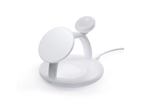 Soporte Cargador Inalámbrico CHRONUS Blanco