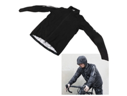 Chaqueta Impermeable Para Ciclismo, Para Las Cuatro Estaciones, Transpirable, Para Hombre Y Mujer, Negra, Xxxl