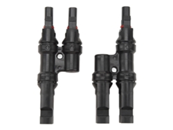 Conector En T De Derivación Solar De 3 Vías, Conexión Paralela De 1 A 2, Ip67, Resistente Al Agua.