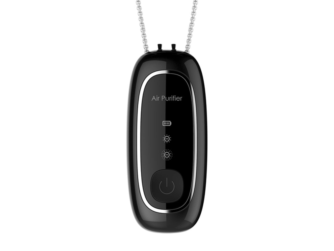 Purificador de aire Collar colgante para uso personal Mini generador de iones negativos