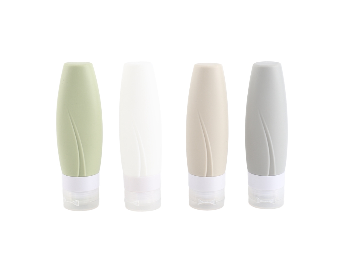 Botella Dispensadora De Silicona Recargable 90ml Para Champú, Gel De Ducha, Viajes, Sin Fugas, Boca Ancha