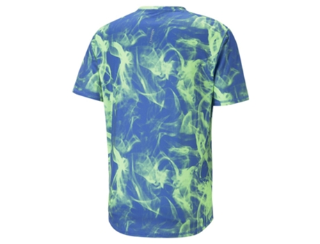 Camiseta de Hombre para Running PUMA Run Favorite Aop Azul (S)