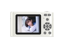 Cámara digital CCD para estudiantes H15 blanca + tarjeta de memoria de 16 GB