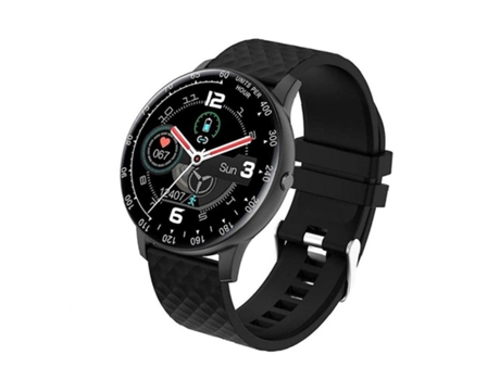 Reloj Inteligente H30 Tracker Reloj de Pulsera Pulsera Deportiva Rastreador de Actividad de Ritmo cardíaco para Hombres MujeresNegro BISBISOUS