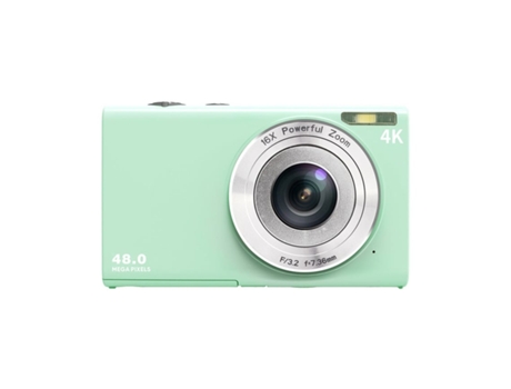 Cámara VIGA EUROPE Digital Compacta Dc402Af 48Mp Resolución 4K 2 8 Pulgadas Pantalla Verde