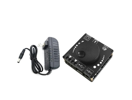 Altavoz 5.0, audio clase d, amplificador de potencia, estéreo de alta fidelidad, tarjeta de sonido[Amplificador 24v2a] SLOWMOOSE