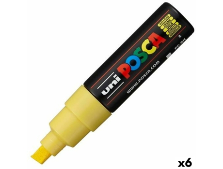 Rotuladores POSCA pc-8k Amarillo 6 unidades