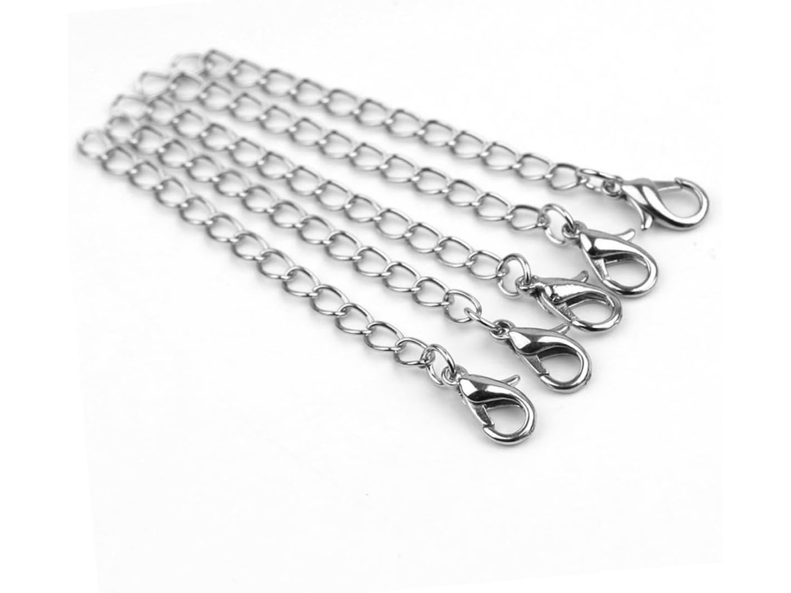 20 Extensores Cadena Collares Pulseras Práctico Cierre Extensión