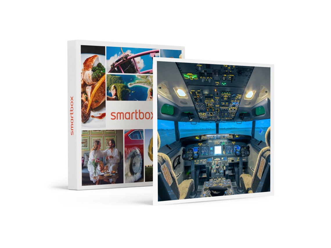Caja Regalo SMARTBOX Una simulación de 1 hora de vuelo Boeing 737 o A320 para 1 persona