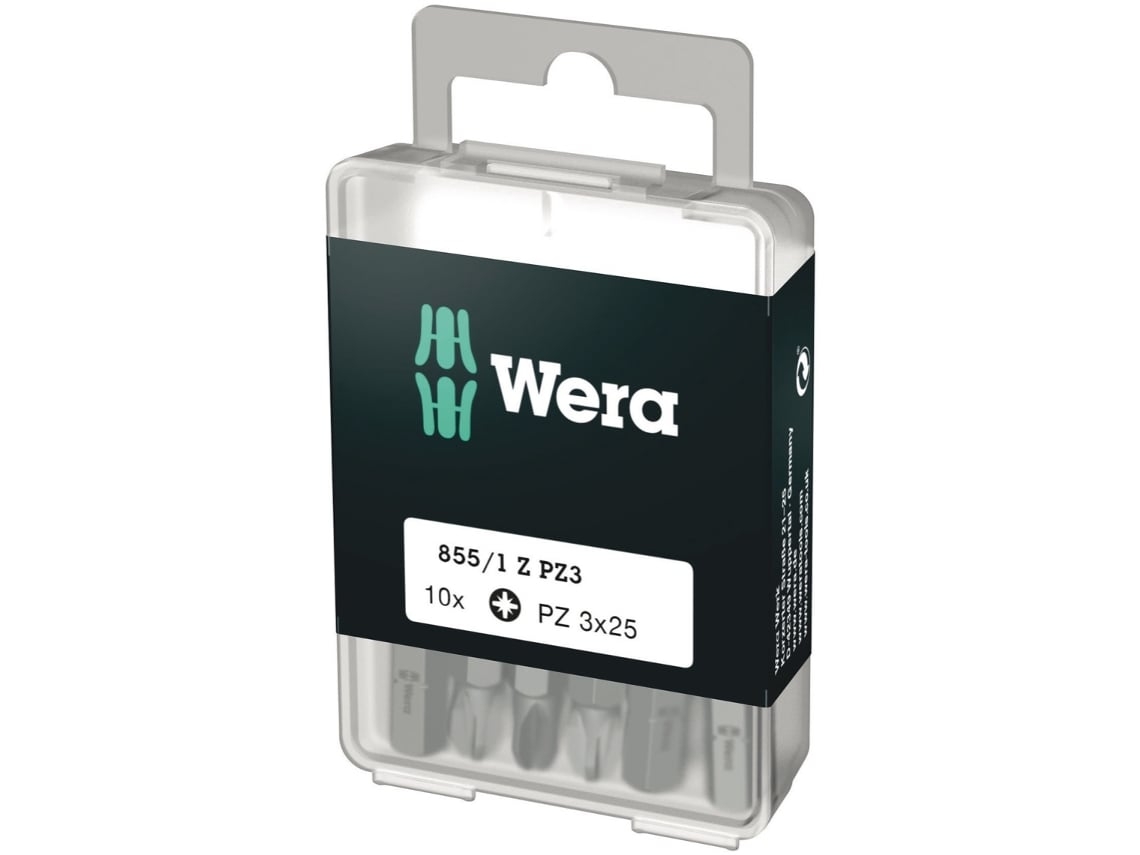 Punta Pozidriv 855/1 Z PZ 3 x 25 mm DIY-Box WERA 05072405001