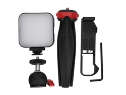 TRUYUETY Trípode de Mesa para Cámara YELANGU con Luz de Relleno Kit Mini para Vlogging Canon G7X2/G7X3