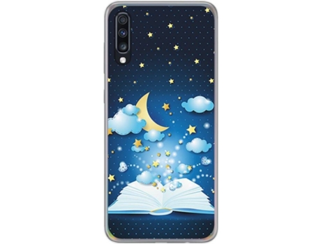 Carcasa Samsung Galaxy A70 TUMUNDOSMARTPHONE Libro Cuentos Multicolor