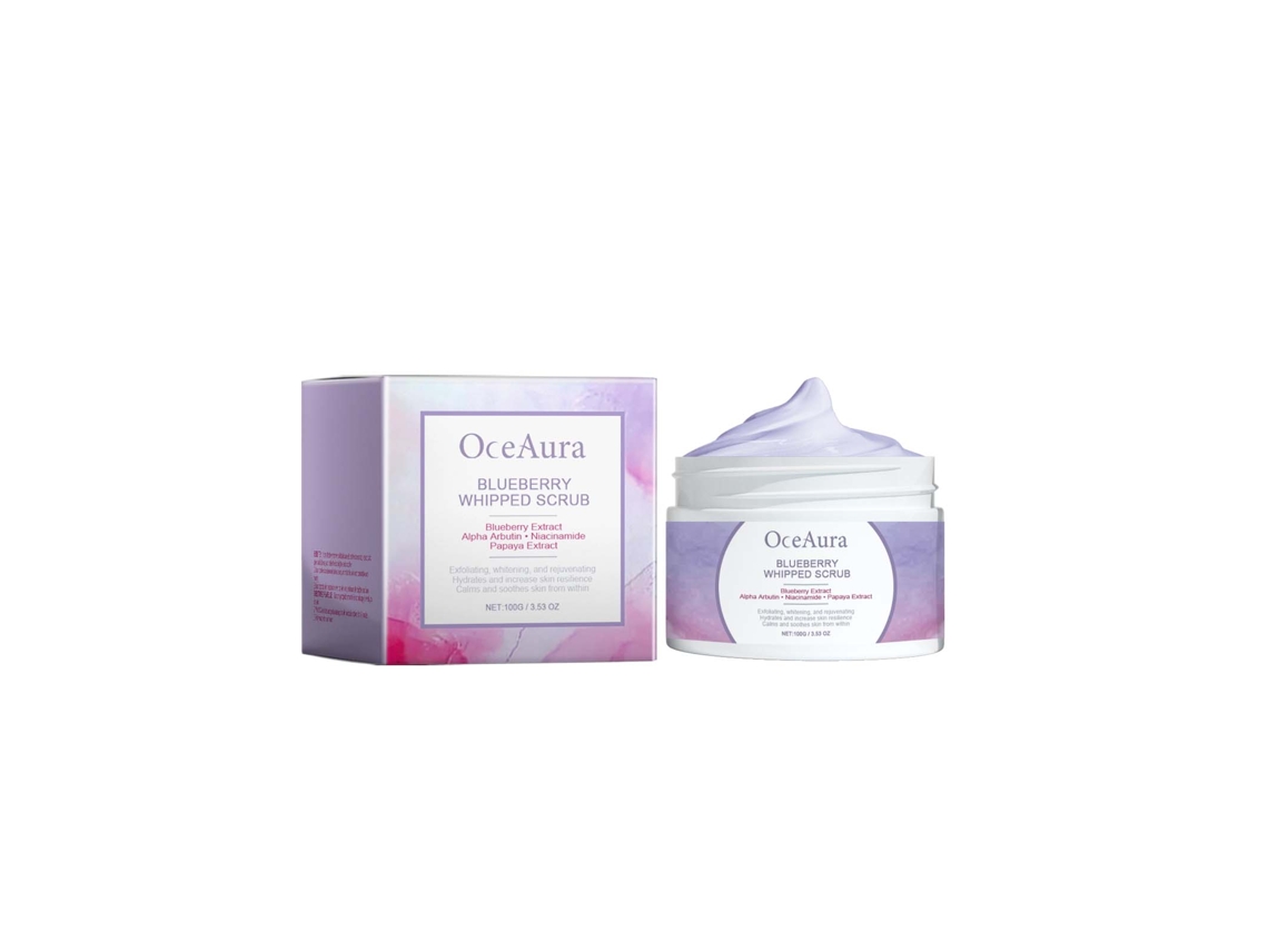 Gel exfoliante corporal con arándanos: exfoliación suave y eficaz.