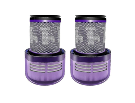 2 filtros Hepa lavables para Dyson V12 Detect Slim Absolute Clean--