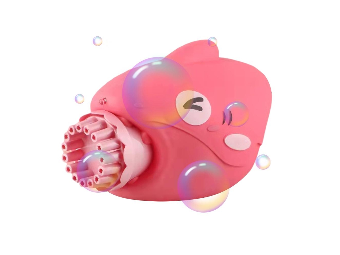 Vlola-pistola De Burbujas Tiburón Eléctrica Juguete De Verano Maquina De Burbujas Para Niños Regalo Infantil