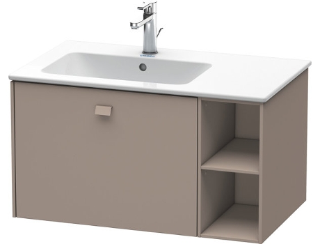 Neceser de pared DURAVIT Brioso 82,0 x 47,9 cm 1 extraíble estantería lateral lavabo a la izquierda para lavabo ME by Starck 234583