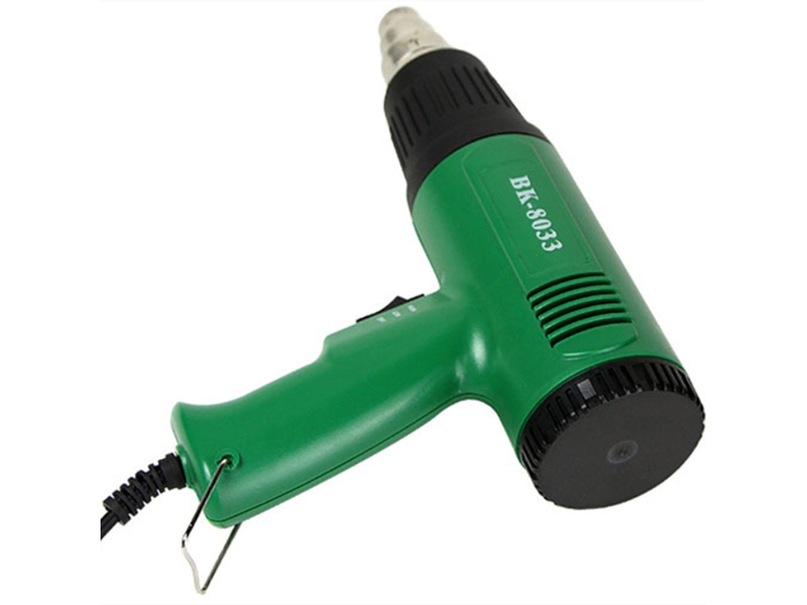 Pistola De Aire Caliente Industrial De Alta Potencia Con Doble Ajuste De Temperatura Para Termocontracción, Secado Y Eliminación De Pintura.