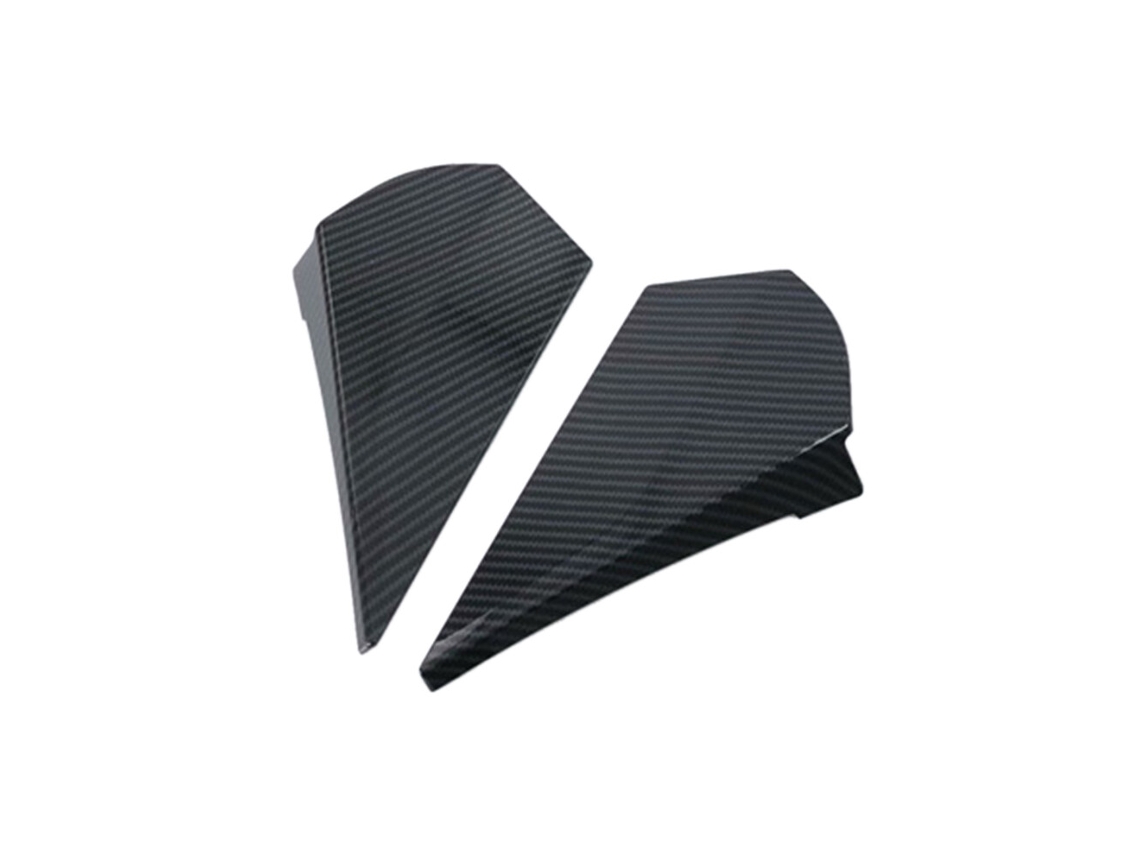 Embellecedor De Cubierta De Bisel De Triple Esquina Para Ventana Trasera De Puerta De Fibra De Carbono Abs Para C-hr Chr 2016-2020
