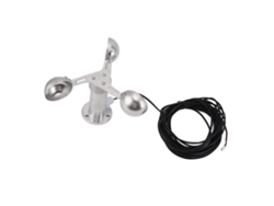 Anemómetro Con Sensor De Velocidad Del Viento, 3 Copas, Aleación De Aluminio, 0-3,8 V, 8 M