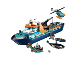 Juego de bloques de construcción de la serie City del buque de investigación ártica con 815 piezas, bloques de construcción creativos para niños Mdug