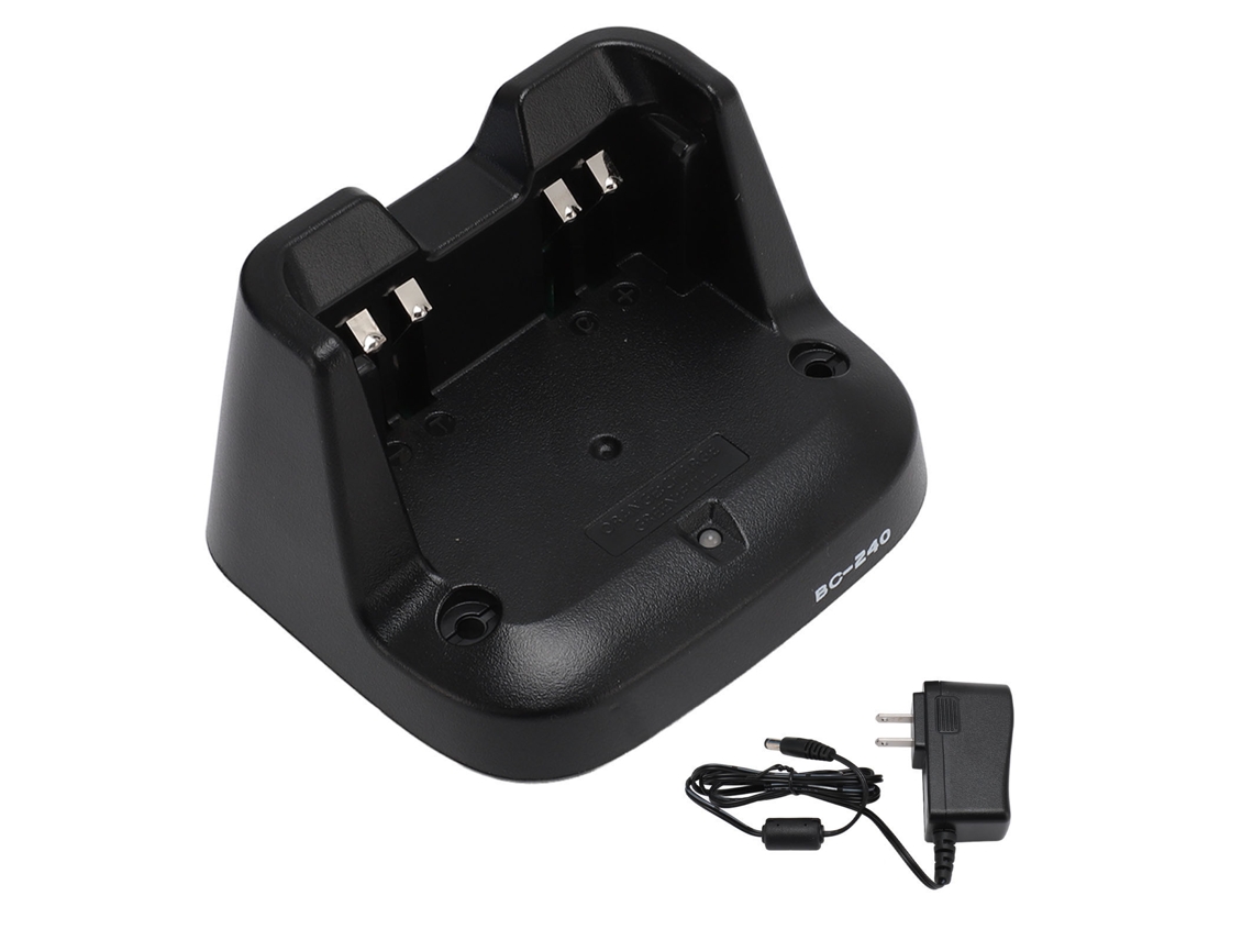 Carregador De Bateria Para Rádio De Comunicação Bc 240 Base Desktop Adaptador De Energia Icom Ic V86 U86 Bp298
