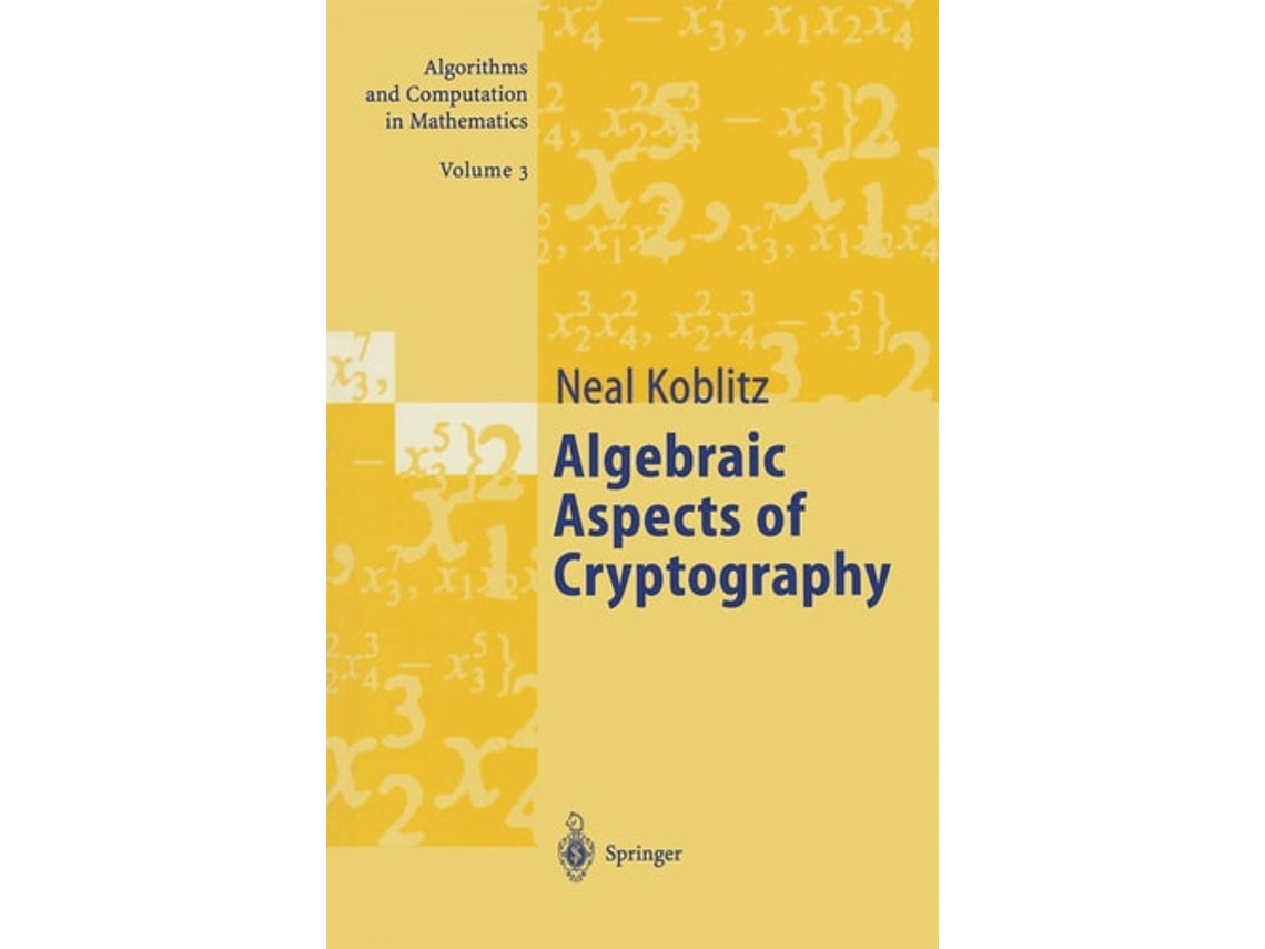 Libro de NEAL Koblitz ( Inglés )