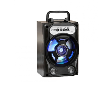 Altavoz Bluetooth B16 Sonido envolvente 3D Gran volumen Portátil Fiesta al aire libre Karaoke Tws Audio Negro