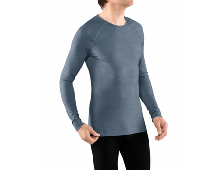 Blusa para Hombre FALKE Wool-Tech Light Azul para Fitness (2XL)
