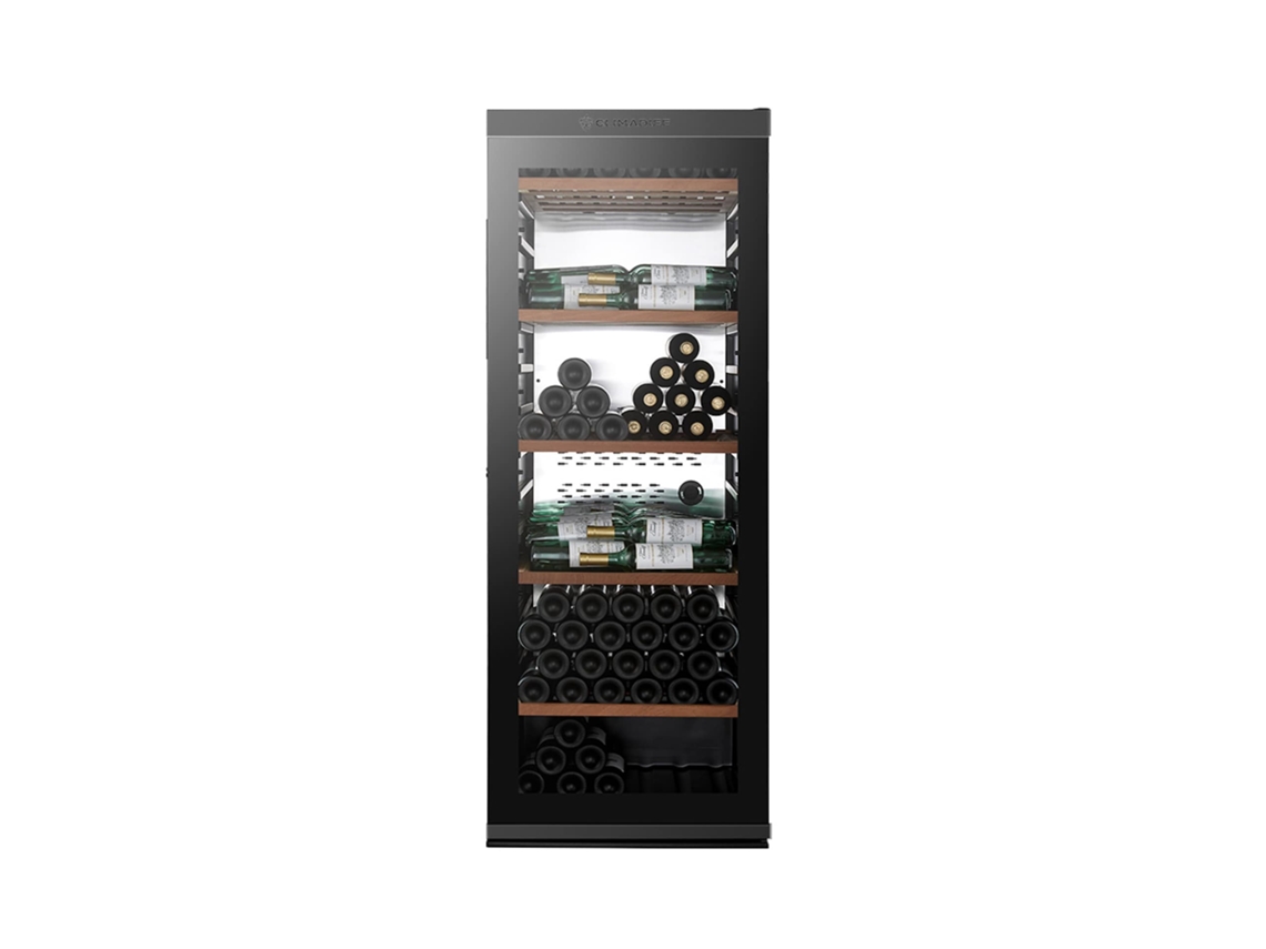 Bodega conectada a Wi-Fi CLIMADIFF MILLESIME200B (204 botellas - Negro)