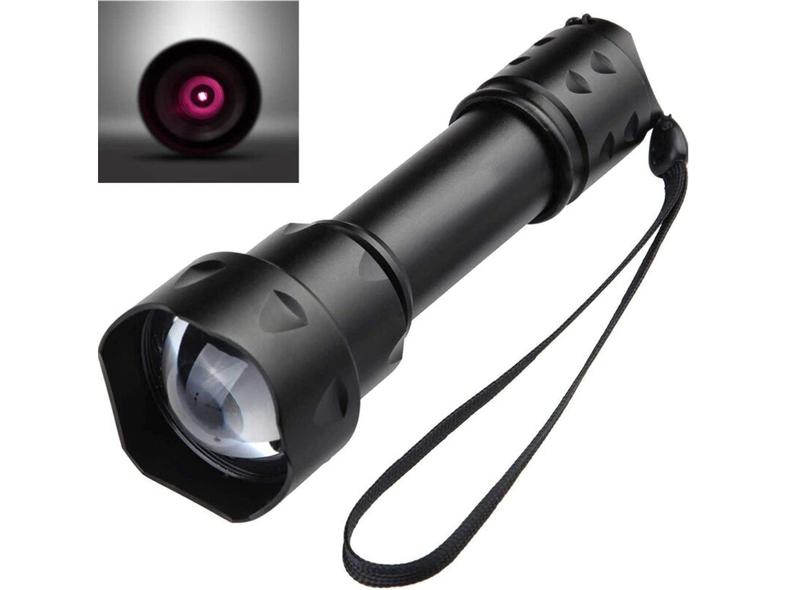 Lanterna / Tocha Infravermelha (ir) (850nm, 5w), Compatível Com Dispositivos De Visão Noturna (a Luz Infravermelha É Invisível Ao Olho Humano)