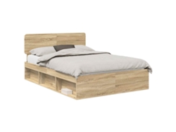 Maison Exclusive - Estructura De Cama Sonoma 140 X 200 Cm Madera De Pino Macizo