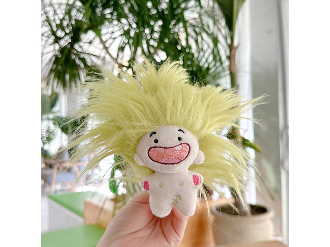 Lindo Y Pequeño Peluche De Dibujos Animados Con Algodón Pp Para Niños Y Decoración Verde