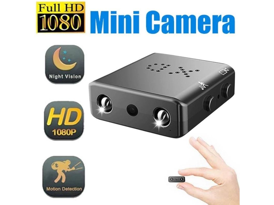 Cámara De Seguridad Portátil Ir-cut 1080p Sin Wifi, Conexión Usb, Tamaño Compacto Qgq, Grabación Hd, Visión Nocturna Automática.